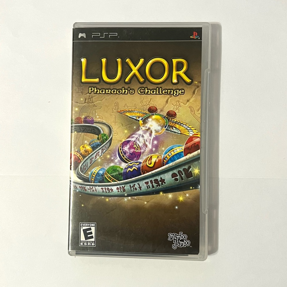 Luxor Pharaoh's Challenge (Sony PSP, 2007) Complete & Tested UMD Shell Replaced